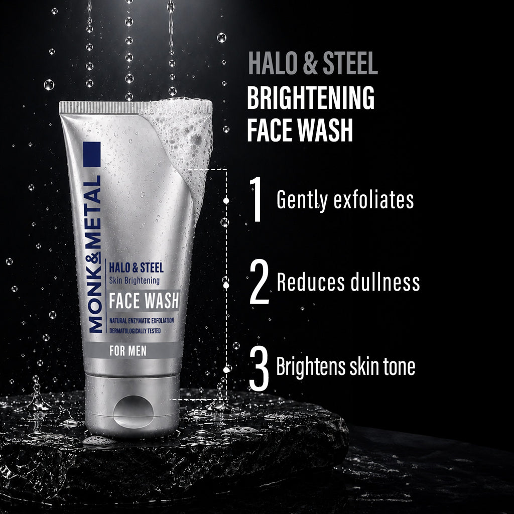 Halo & Steel Brightening Face Wash
