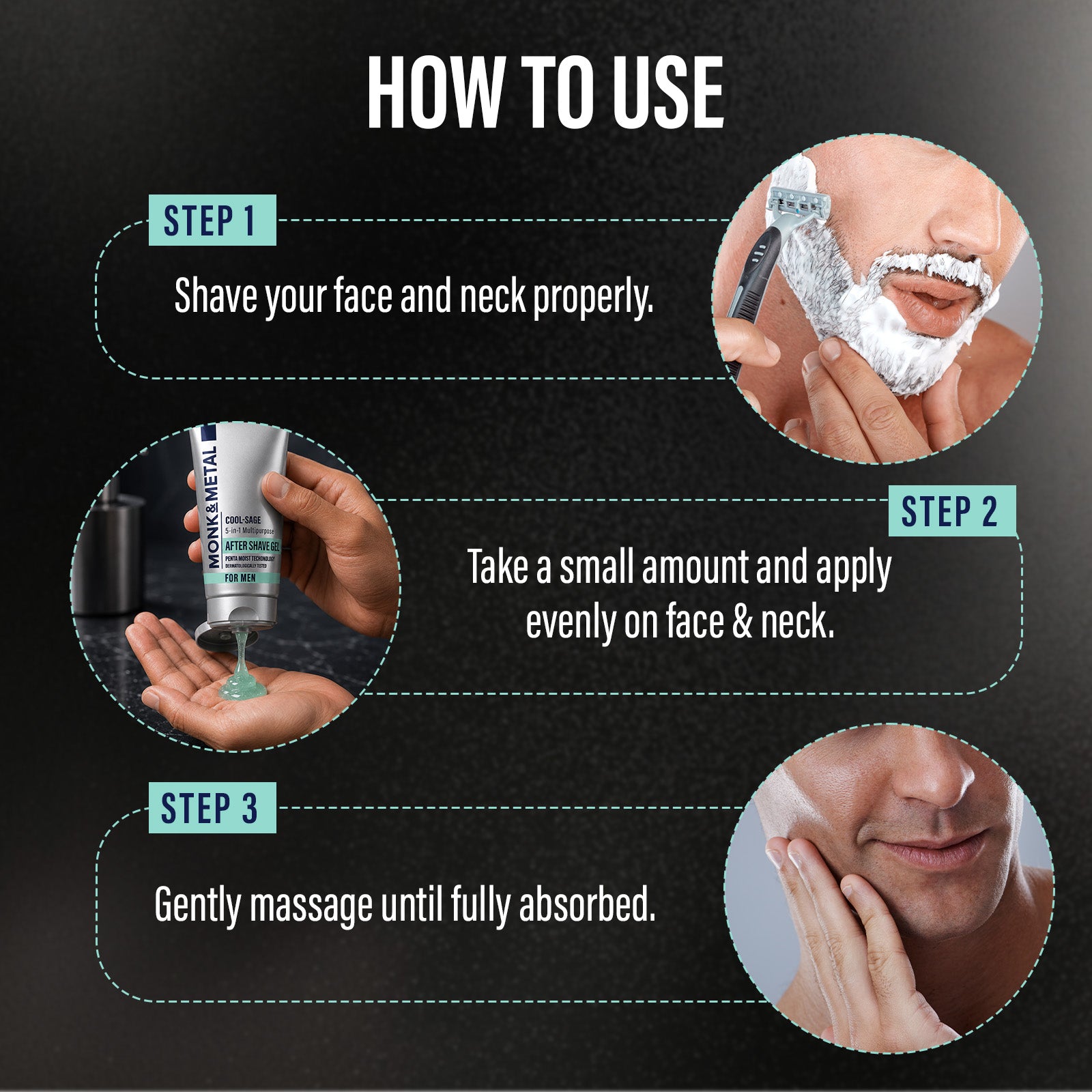 Cool-Sage 5-in-1 Multipurpose After Shave Gel