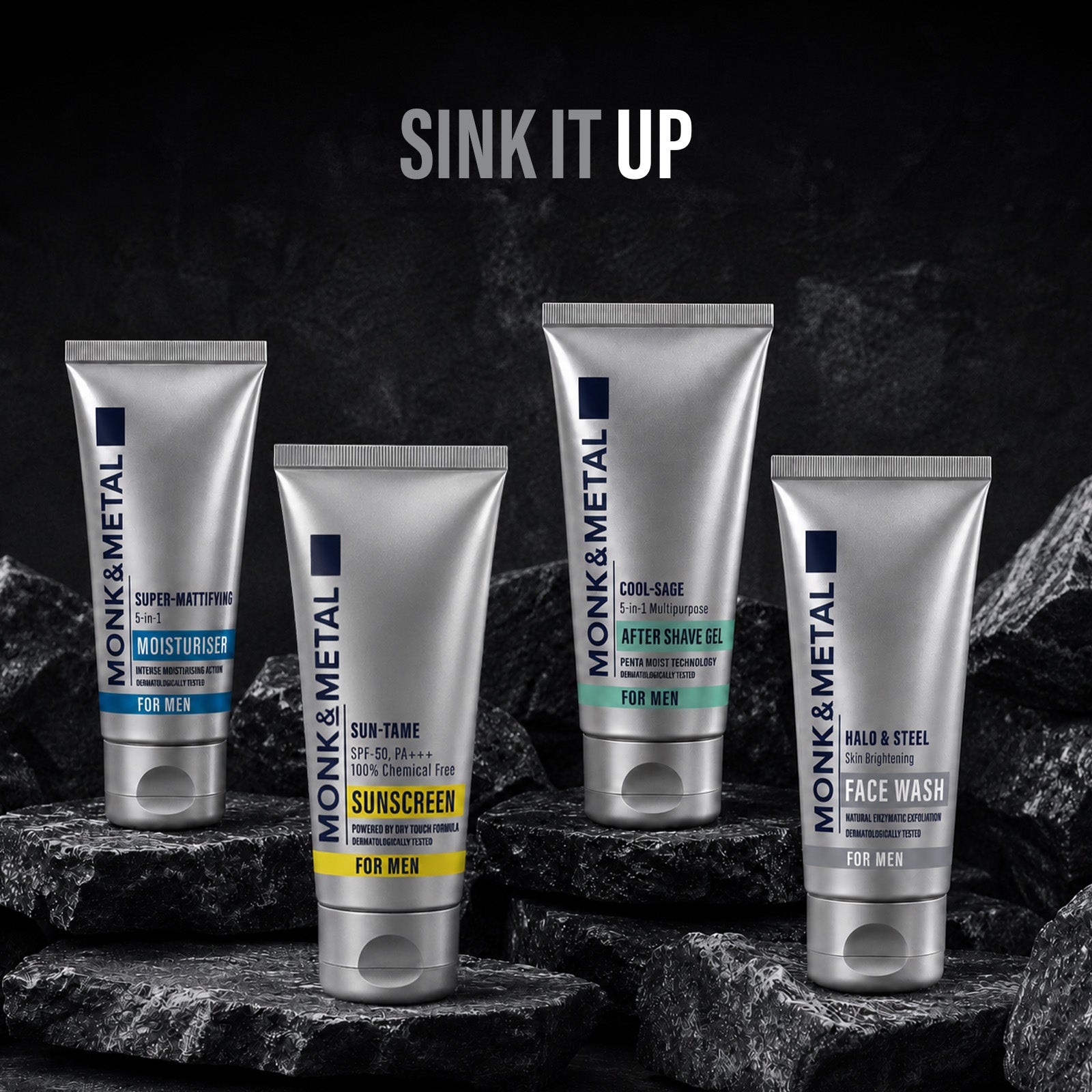 Halo & Steel Brightening Face Wash
