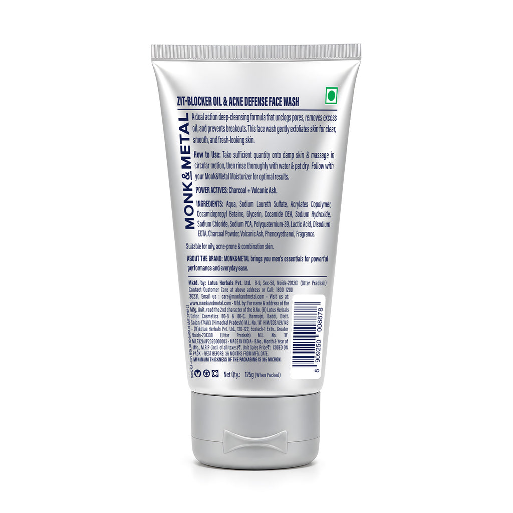 Zit Blocker & Acne Defense Face Wash
