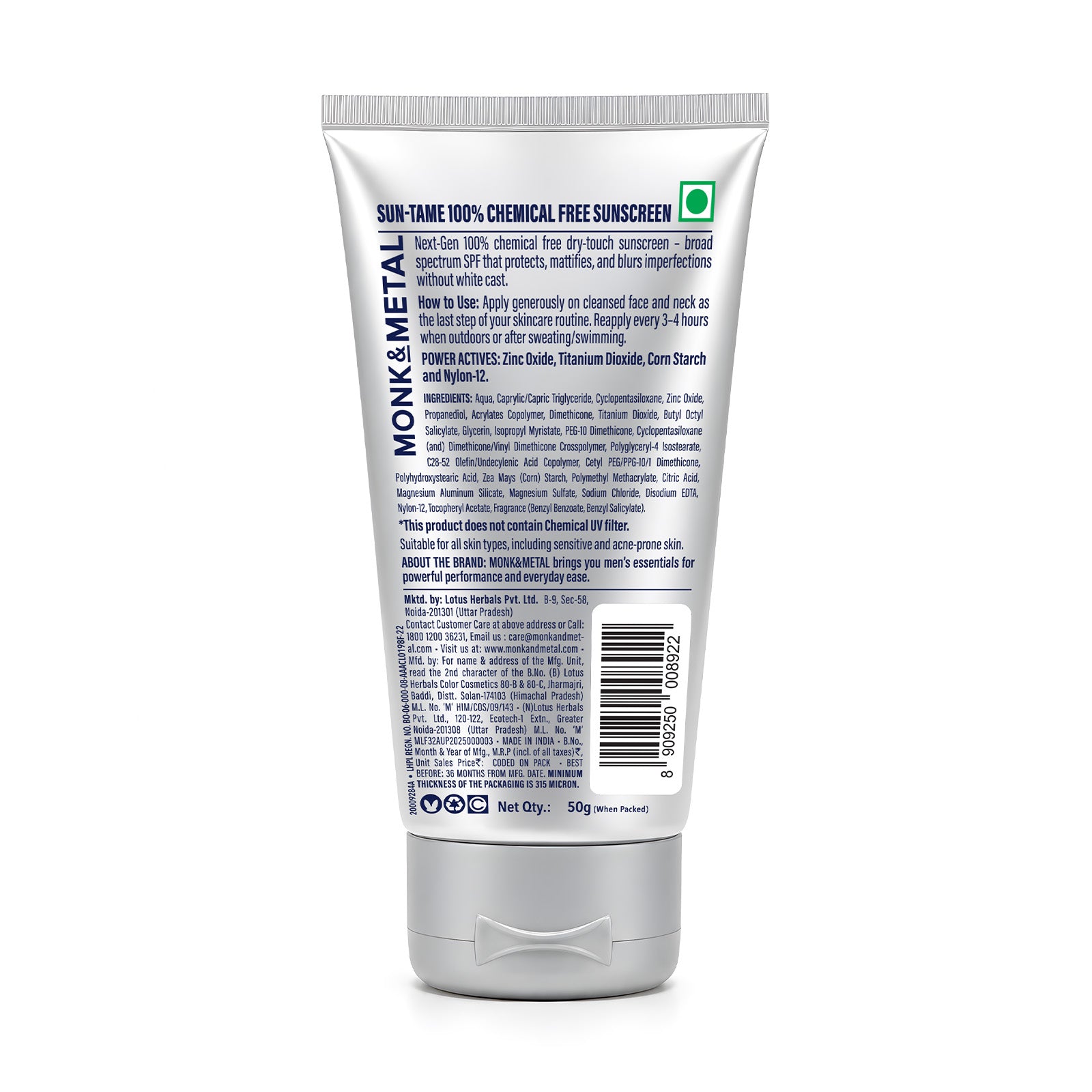 Sun Tame 100% Chemical Free Sunscreen